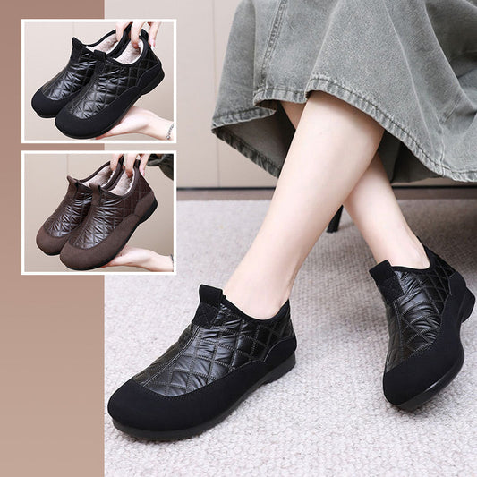 🔥Vízálló, csúszásmentes, pamutbéléses slip-on cipő