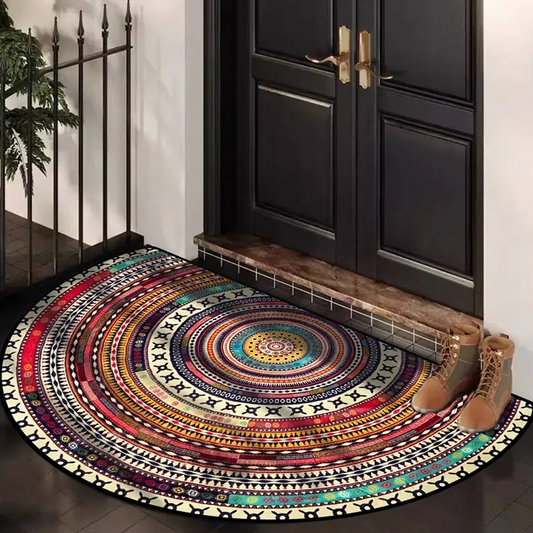 🎁Ingyenes szőnyegrögzítők🏡Művészi patchwork szőnyeg✨
