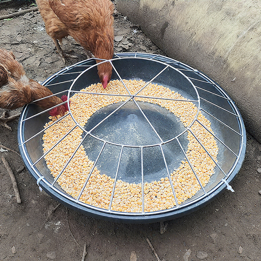 🐓Nagy kapacitású kerek baromfi etetővályú