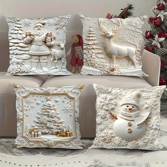 🎄Elegáns karácsonyi díszpárnahuzatok