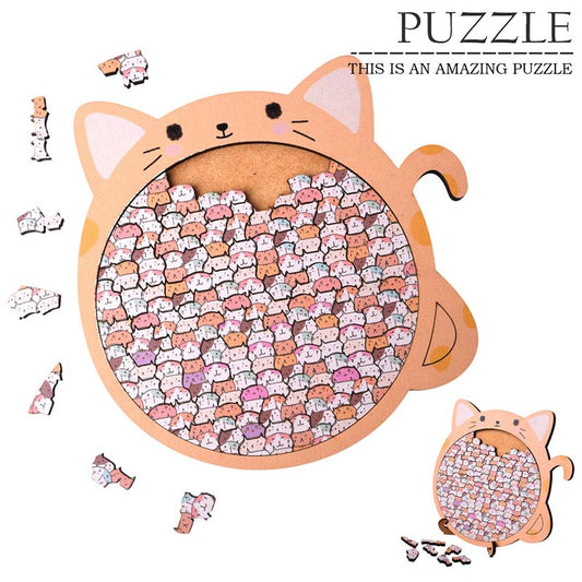 🎁 49% kedvezmény karácsonyi akció🎅Állat sorozat fa puzzle