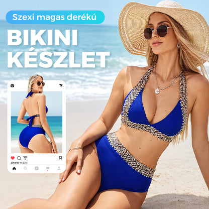👙 Női kétrészes fodros fürdőruha