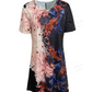 【S-3XL】👗Elegáns ruha háromdimenziós virágmintával