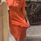 👗Női rövid ujjú kapucnis ruha