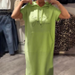 👗Női rövid ujjú kapucnis ruha