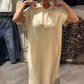 👗Női rövid ujjú kapucnis ruha