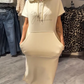 👗Női rövid ujjú kapucnis ruha