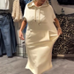 👗Női rövid ujjú kapucnis ruha