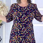 🤩Női színes pöttyös Polka Dot Midi ruha