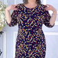 🤩Női színes pöttyös Polka Dot Midi ruha