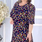 🤩Női színes pöttyös Polka Dot Midi ruha