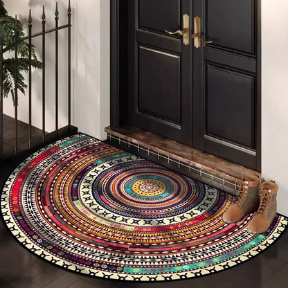 🎁Ingyenes szőnyegrögzítők🏡Művészi patchwork szőnyeg✨