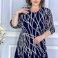 👗Elegáns nyomtatott puff ujjú ruha