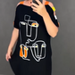🍂【S-4XL】Női divat nyomtatott rövid ujjú ruha