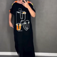 🍂【S-4XL】Női divat nyomtatott rövid ujjú ruha