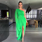 👗Női elegáns váll nélküli elegáns Maxi ruha