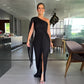 👗Női elegáns váll nélküli elegáns Maxi ruha