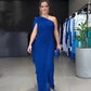 👗Női elegáns váll nélküli elegáns Maxi ruha
