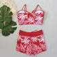 👙 [S-2XL] 🏖️ Női nyomtatott kétrészes fürdőruha 🏝️