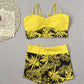 👙 [S-2XL] 🏖️ Női nyomtatott kétrészes fürdőruha 🏝️