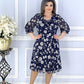 👗Női sifon nyomtatott ruha