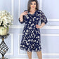 👗Női sifon nyomtatott ruha