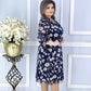 👗Női sifon nyomtatott ruha
