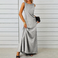 👗Minimalista egyszínű ujjatlan ruha