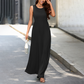 👗Minimalista egyszínű ujjatlan ruha