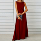 👗Minimalista egyszínű ujjatlan ruha