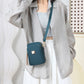 👛✨ Stílusos háromrétegű crossbody táska