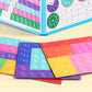 🏅Montessori mágneses könyv tört puzzle