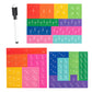 🏅Montessori mágneses könyv tört puzzle