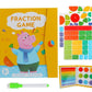 🏅Montessori mágneses könyv tört puzzle