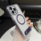 Átlátszó telefon tok állvánnyal iPhone-hoz