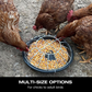 🐓Nagy kapacitású kerek baromfi etetővályú