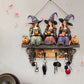 🎃Varázslatos halloweeni boszorkányok falidekoráció kampókkal