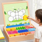 🎁Mágneses mintákkal ellátott fa puzzle készlet