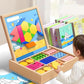 🎁Mágneses mintákkal ellátott fa puzzle készlet