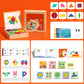 🎁Mágneses mintákkal ellátott fa puzzle készlet