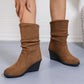 💗Női RetroLift ék csizma👢