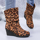 💗Női RetroLift ék csizma👢